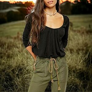 FREE PEOPLE The Bondi Thermal Knit Top